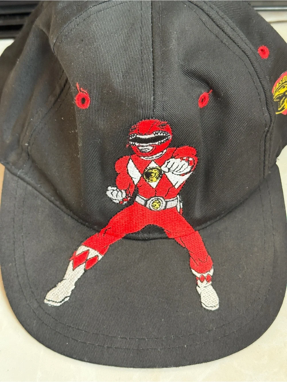 Vintage 1994 Mighty Morphin Power Rangers Red Ranger Jason Snapback Hat Cap